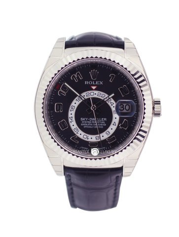 Rolex 326139 Sky-Dweller White Gold Blac...