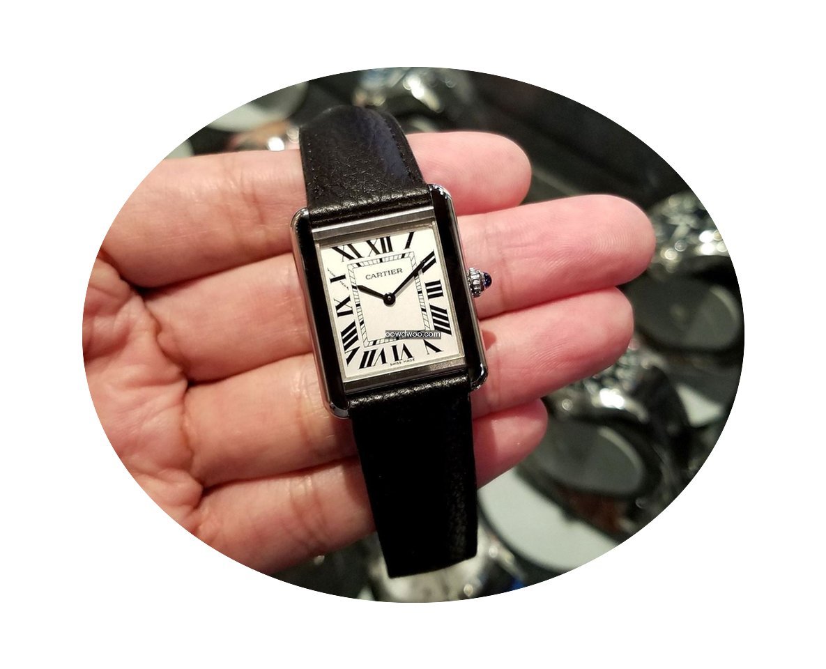 Cartier WSTA0030 Tank Solo Watch 24mm...