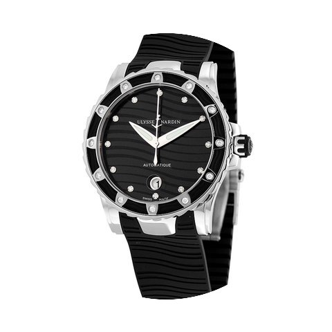 Ulysse Nardin Lady Diver Black Dial Blac...