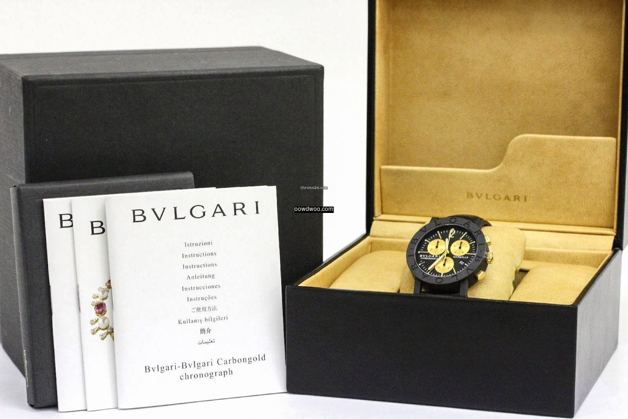 bvlgari carbongold chronograph marbella