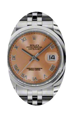 Rolex Datejust 36 116200-PNKRDJ Pink Rom...