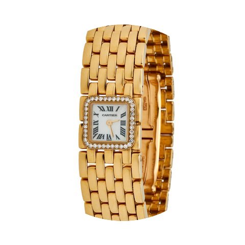 Cartier Manchette Mini 18K Yellow Gold/D...