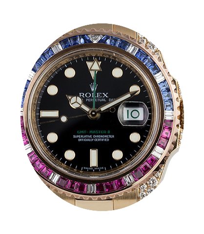 Rolex GMT-Master II Yellow Gold Pepsi Be...