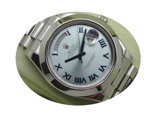 Rolex Day Date II 218206 41mm Platinum G...