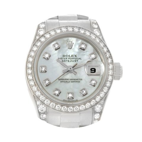 Rolex President Ladies 18k Gold Diamond ...