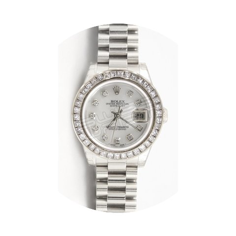 Rolex President 179179 Lady's 18K White ...