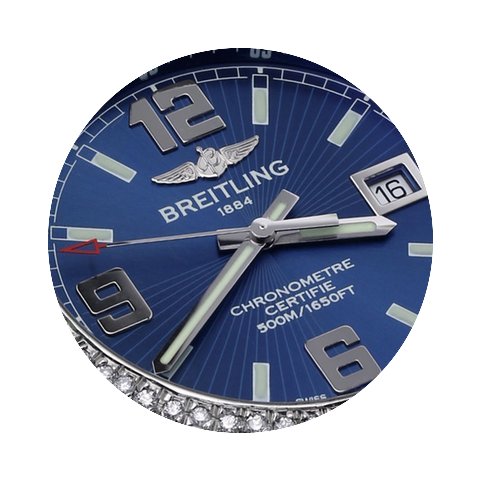 Breitling Colt 44 Blue Dial -a74387 On S...