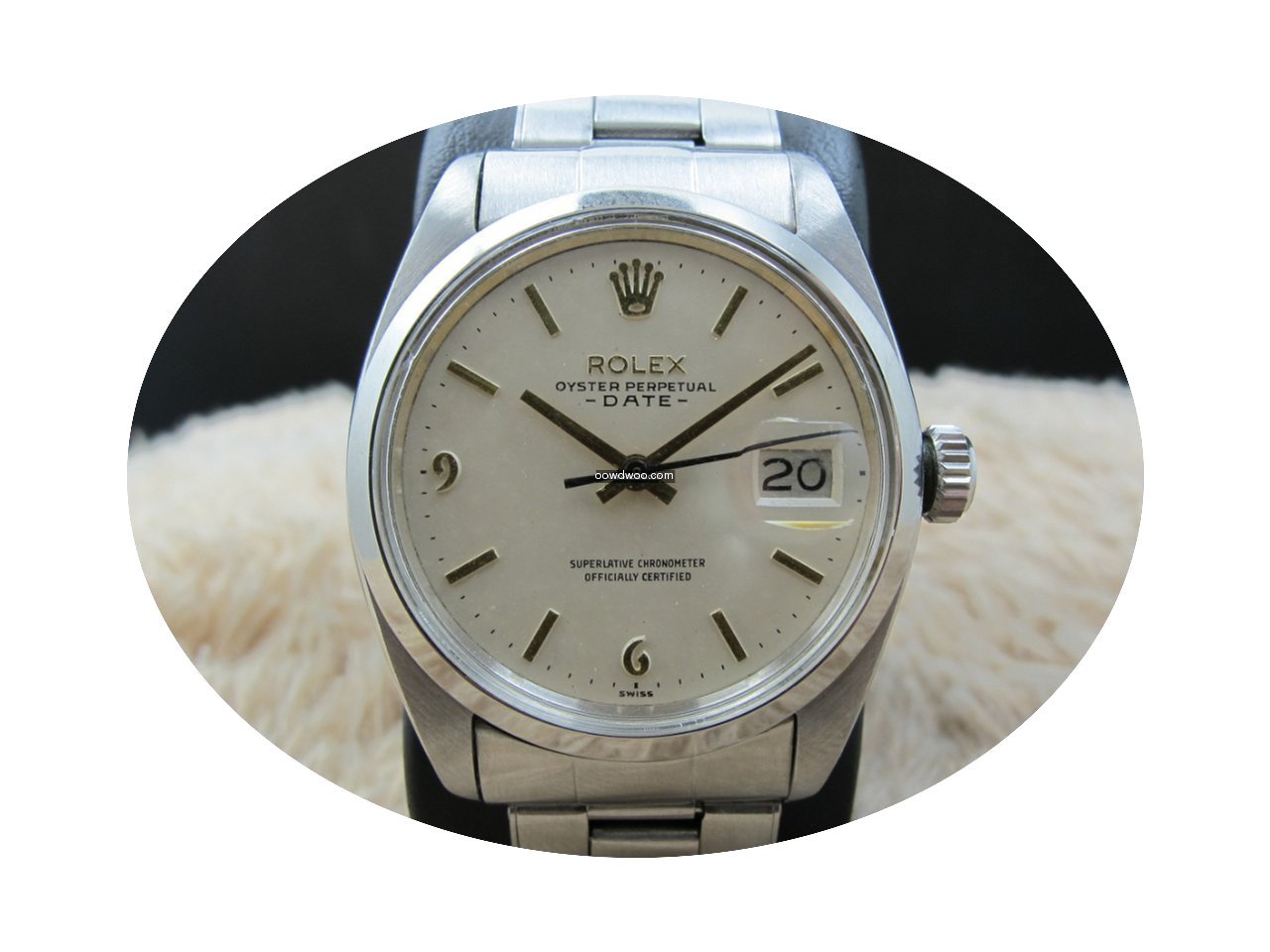 Rolex OYSTER DATE 1500 with Original Whi...