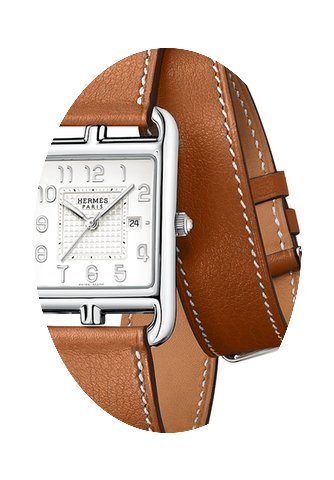 Hermès Cape Cod Quartz Medium GM Ladies...