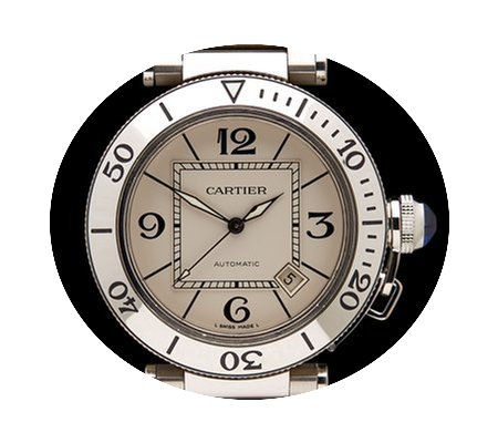 Cartier Pasha Seatimer Stainless steel G...
