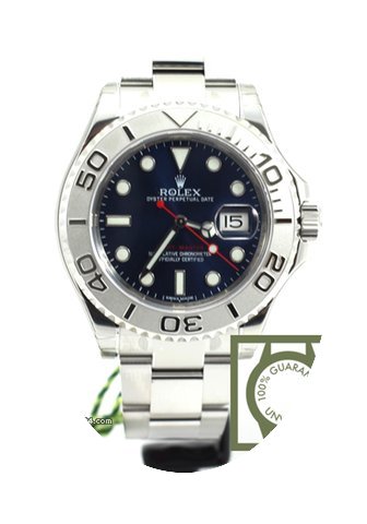 Rolex YachtMaster Blue Dial platinum 116...