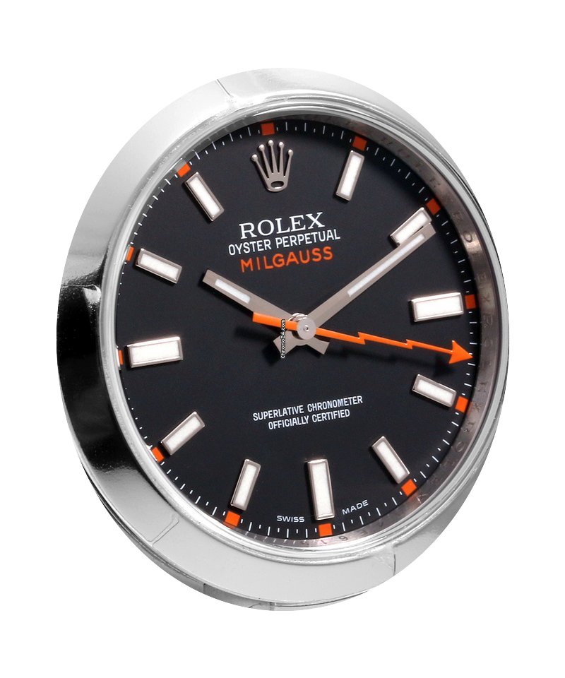 Rolex Steel 40mm Milgauss Black Luminesc...