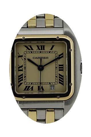 Cartier Panthere Mediumarmbanduhr Stahl/...