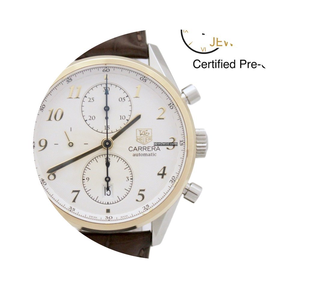 TAG Heuer Carrera Heritage 18K Yellow Go...