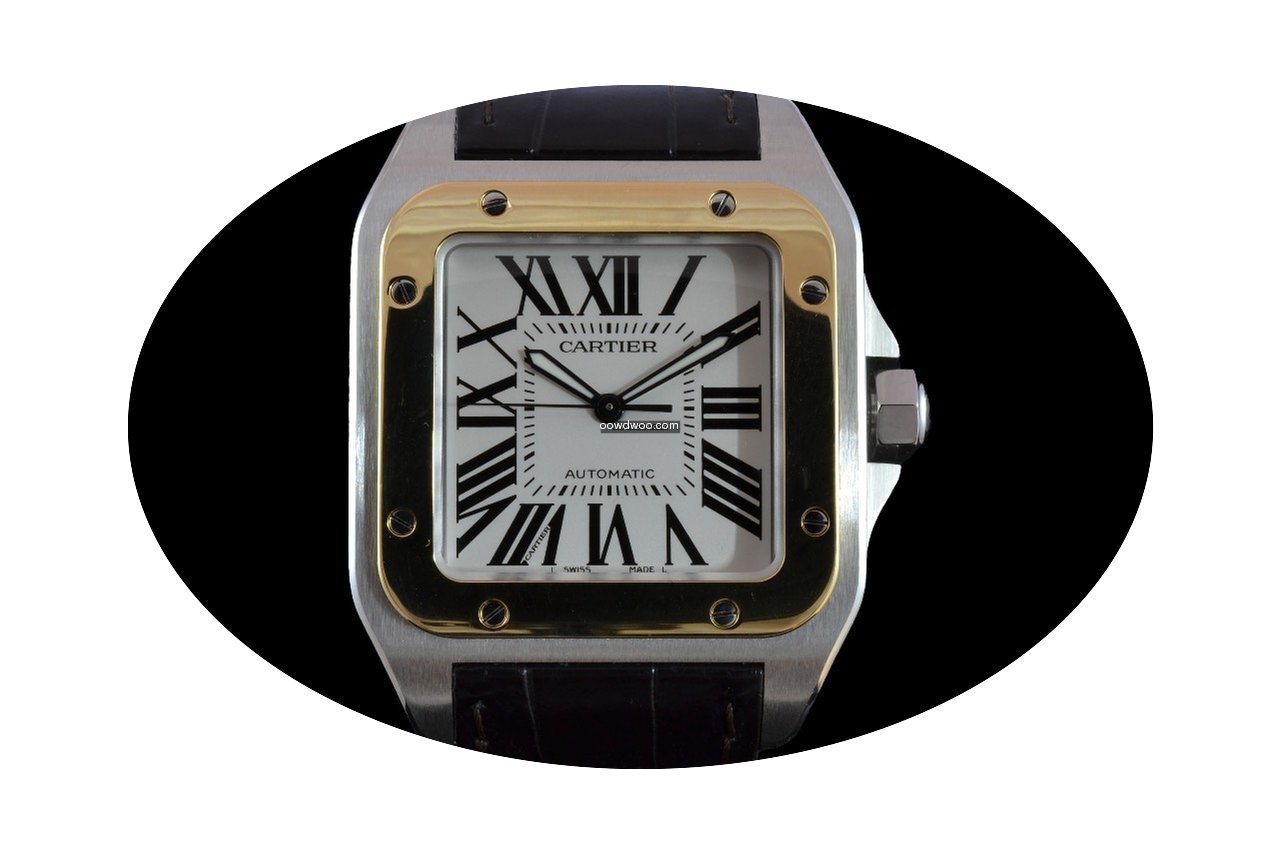 Cartier Santos 100 XL 2656 Steel & Gold ...