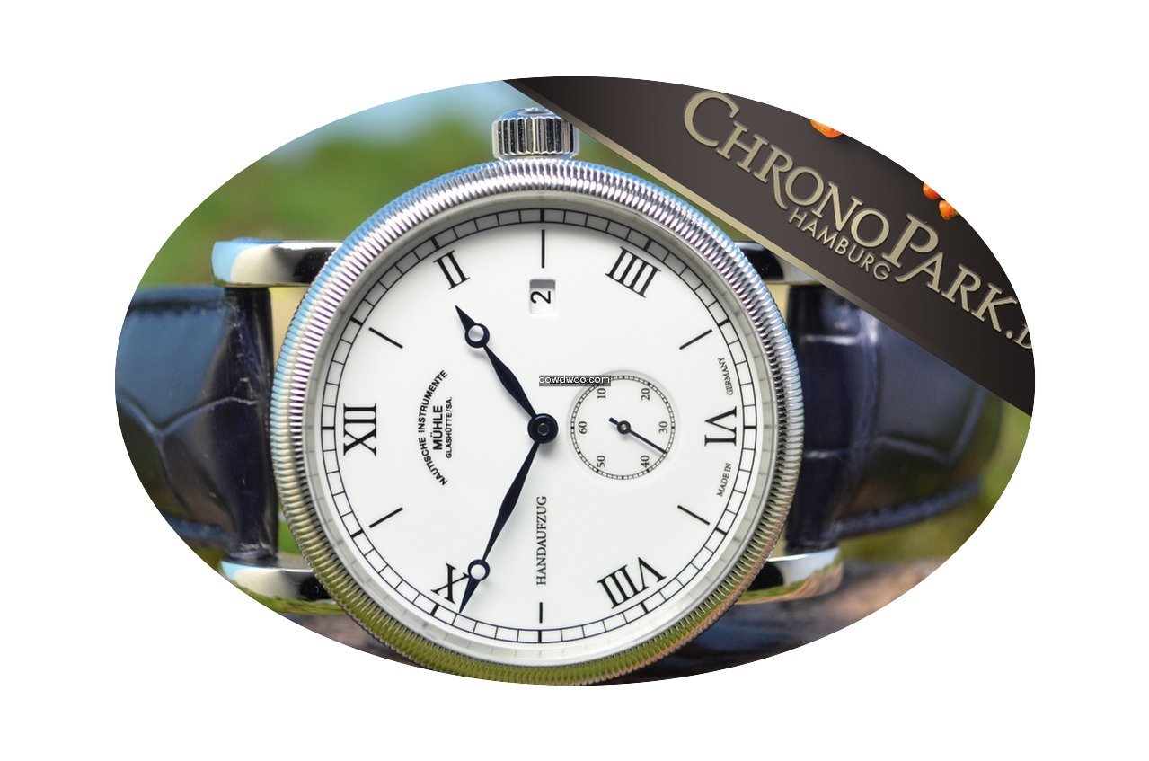 Mühle Glashütte Teutonia III Handaufzu...