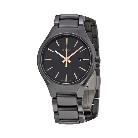 Rado Ladies R27059162 Black Dial Black C...