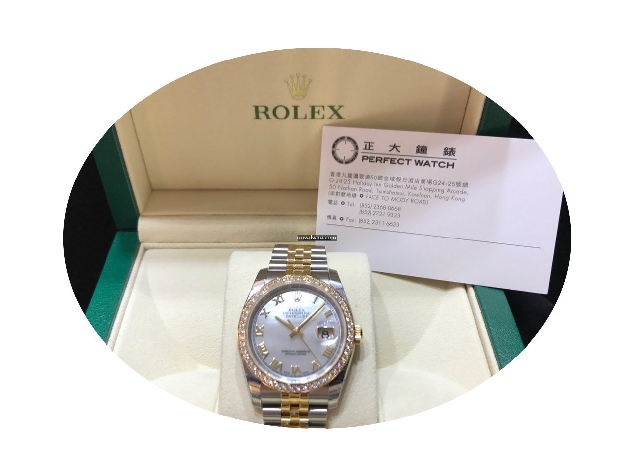 Rolex 116243NR Datejust 36mm MOP Roman...