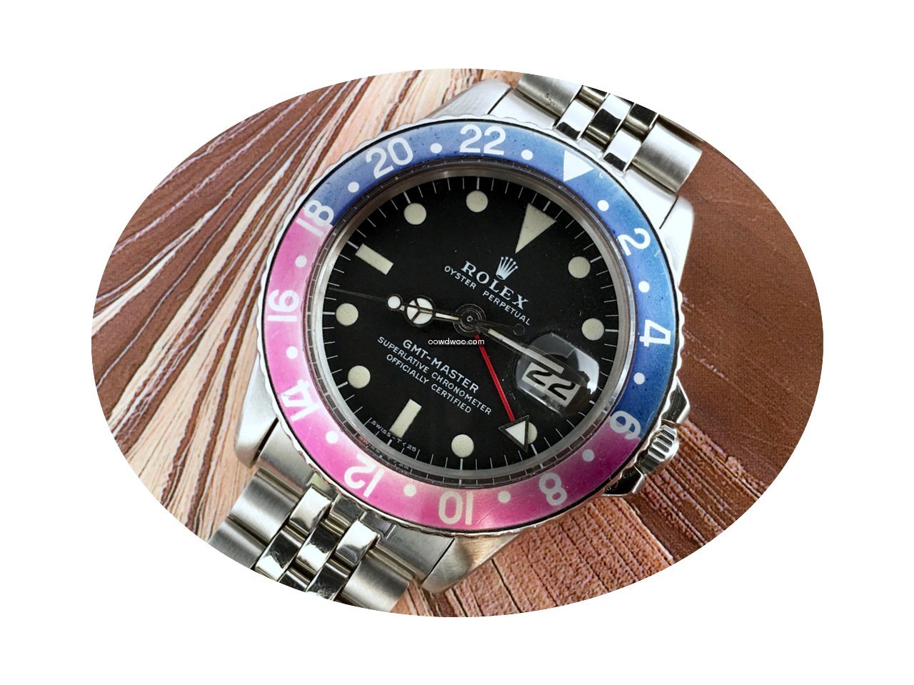 Rolex GMT-Master 1675 Fucsia mk2 white...