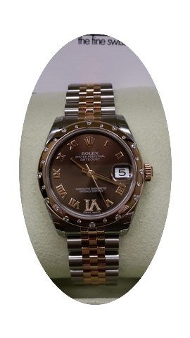 Rolex 178341 31mm Datejust 18K Gold Stee...