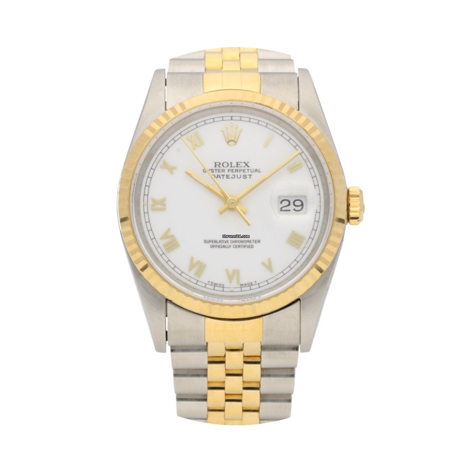Rolex Datejust 16233 - Gents Watch - Whi...