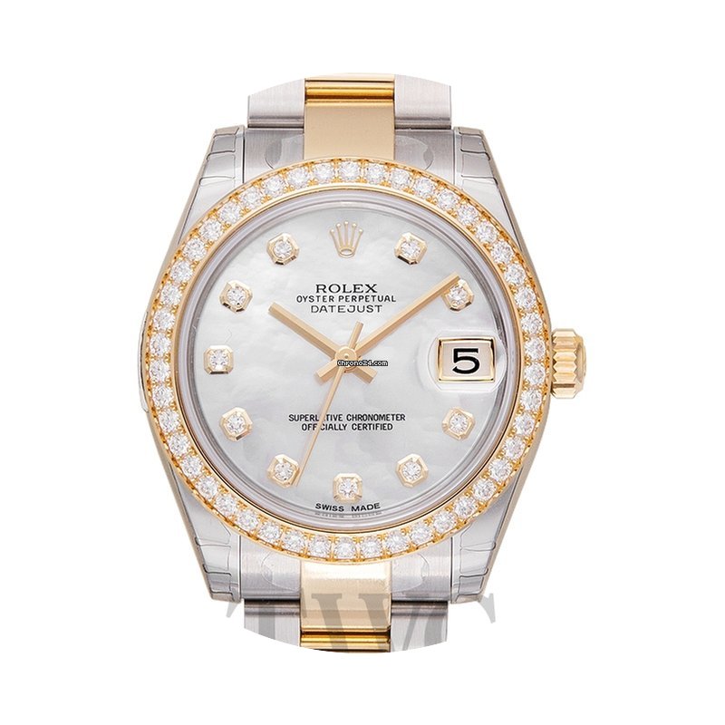 Rolex Datejust 31 White MOP Steel/18k Ye...