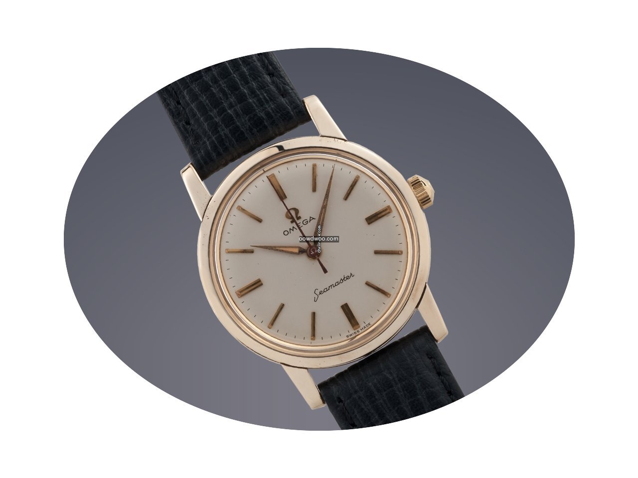 Omega Seamaster 9ct gold manual...