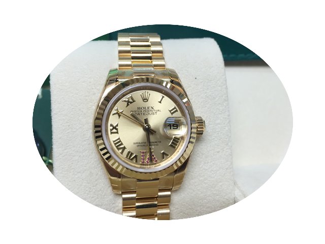 Rolex 26MM Lady President 179178 CHAMPAG...