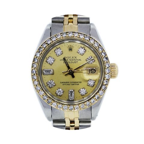 Rolex Datejust 6917 Two Tone Diamond Bez...