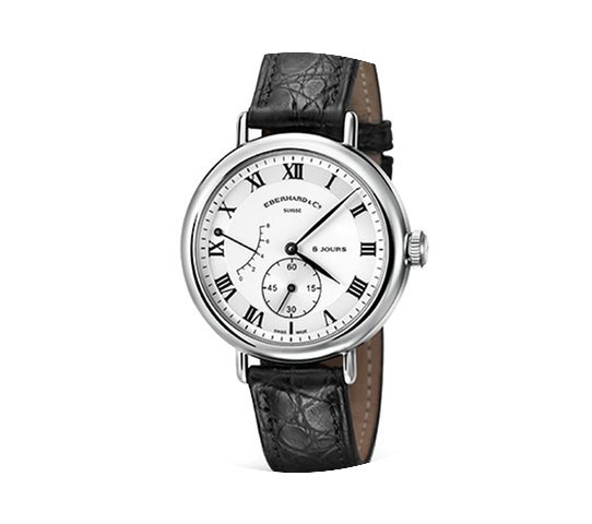Eberhard & Co. 8 Jours quadrante arg...