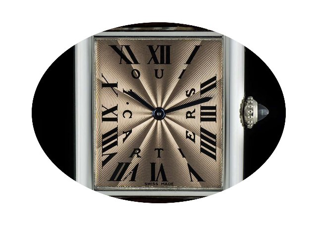 Cartier Platinum Salmon Roman Dial Limit...