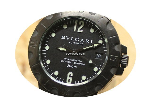 Bulgari Scuba DLC Coated...