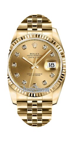Rolex Datejust 36mm Yellow Gold Midsize ...