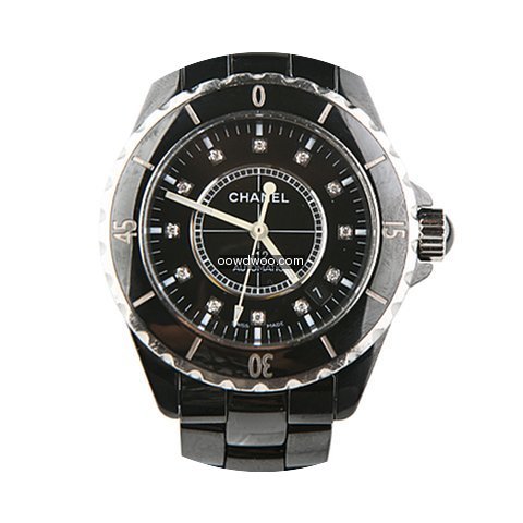 Chanel J12 Classic Steel Black Ceramic D...