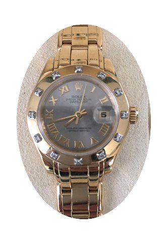 Rolex Oyster Pearlmaster Yellow Gold Dia...