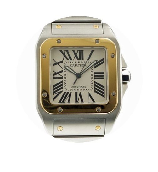 Cartier Santos 100 XL Gold/Steel...