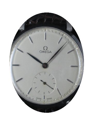Omega Vintage Steel Manual 36 mm...