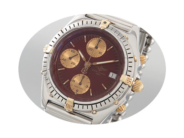 Breitling Chronomat Edelstahl/Goldreiter...