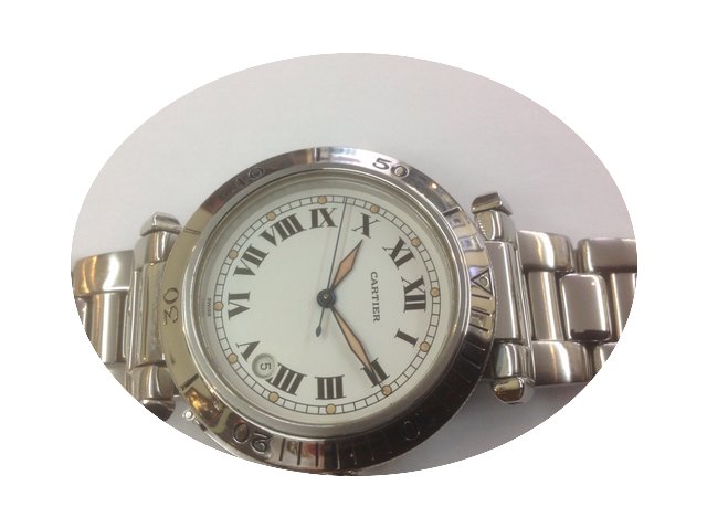 Cartier Pasha 38mm automatic stainless s...
