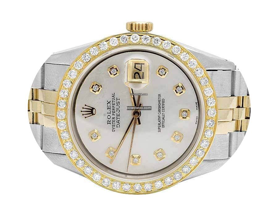 Rolex 18K/ Steel Datejust Two Tone MOP 3...