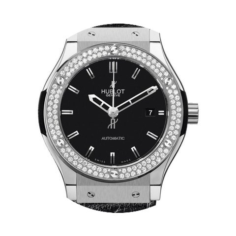 Hublot Classic Fusion Titanium Diamonds ...