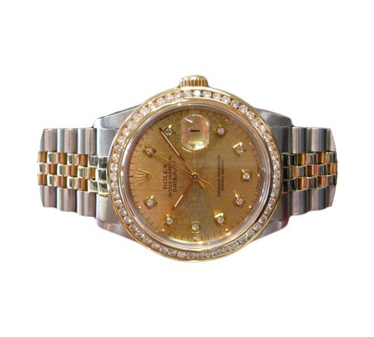 Rolex Datejust Two-tone Yellow Gold Stai...