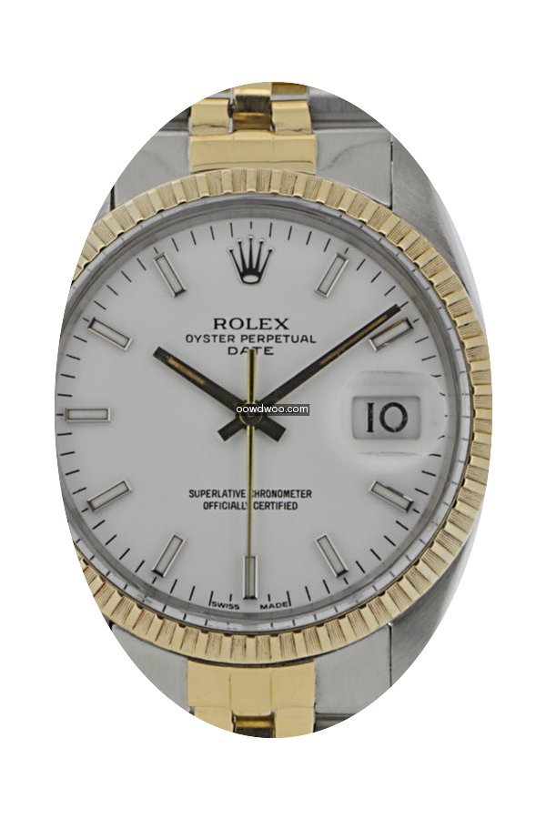 Rolex Oyster Perpetual Date Stahl/Gold 1...