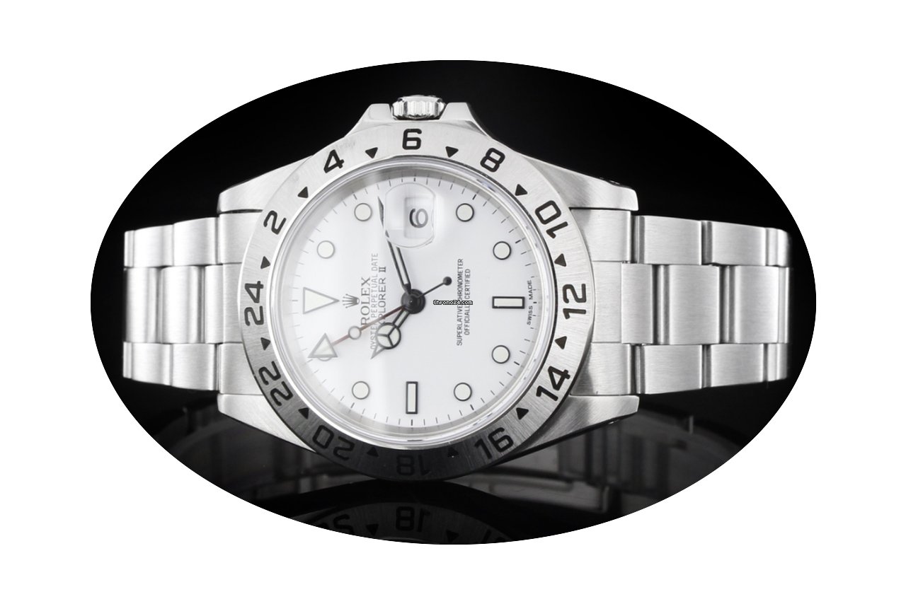 Rolex Explorer II (40mm) Ref.: 16570 mit...