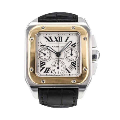 Cartier Santos 100 Xl W20091x7 Chronogra...