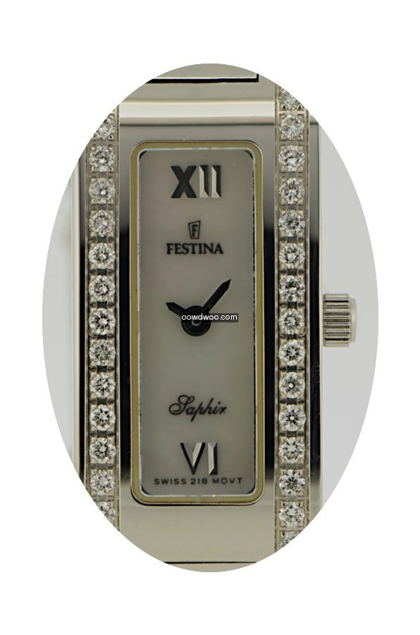 Festina Saphir 18k Weißgold -ungetragen...