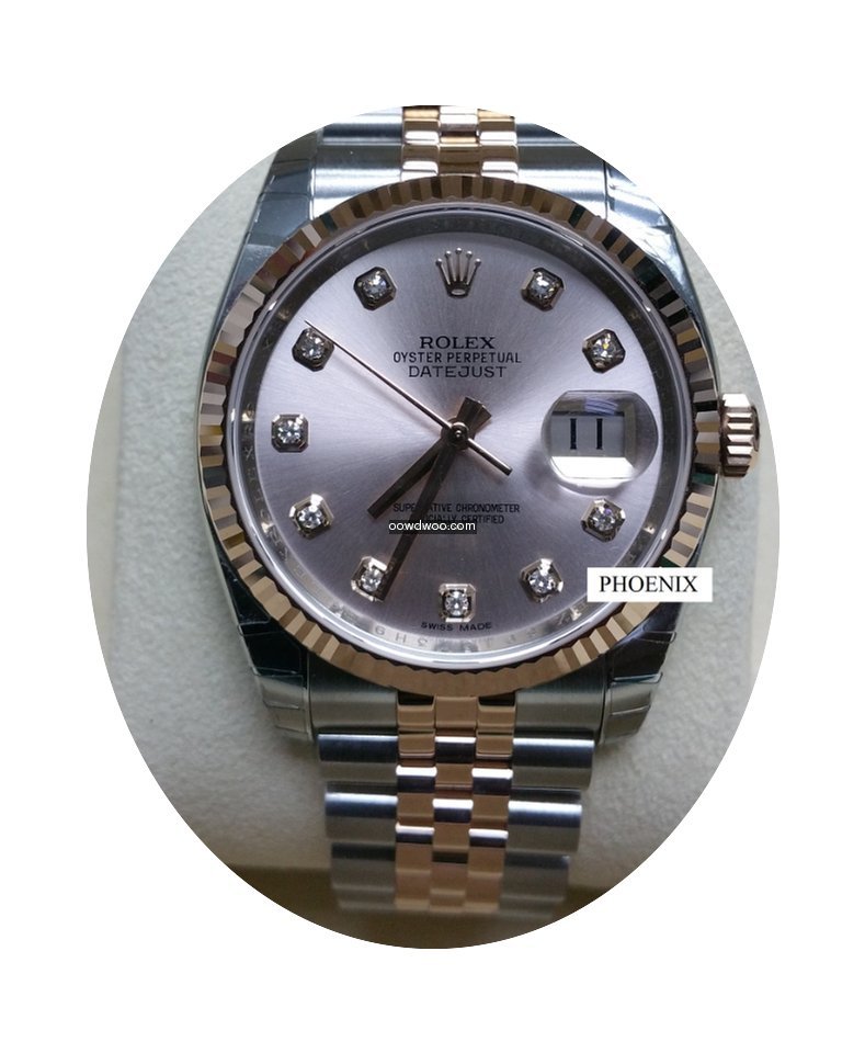 Rolex DATEJUST Pink Diamond Dial 116231...