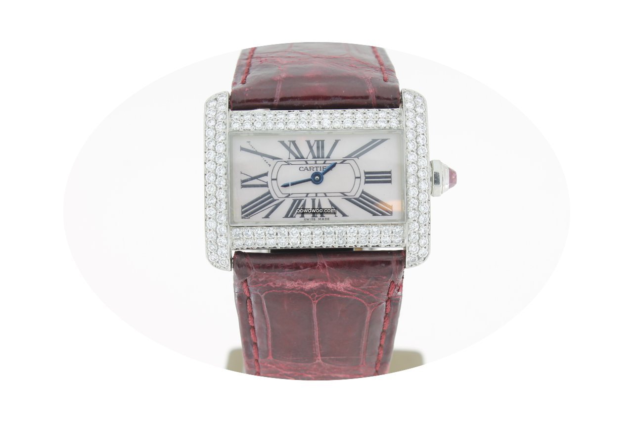 Cartier Tank Divan Aftermarket Setting...