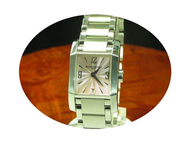 Baume & Mercier Diamant Edelstahl Da...