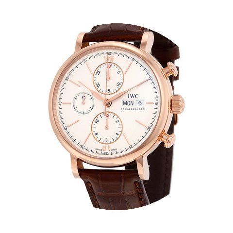 IWC Portofino Silver Dial Chronograph Br...
